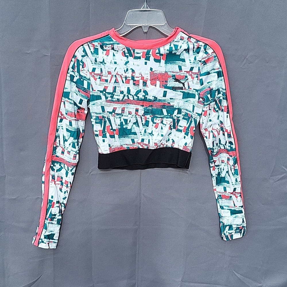 (J11) Girl, puma long sleves shirt, size small